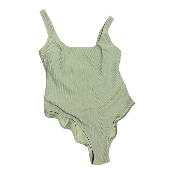 H&M Green One Piece Swimsuit Size M - Picture 1 of 3